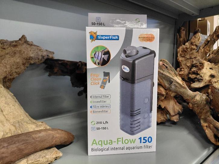 SuperFish Aqua-Flow 150, Dieren en Toebehoren, Vissen | Aquaria en Toebehoren, Nieuw, Filter of Co2, Ophalen of Verzenden