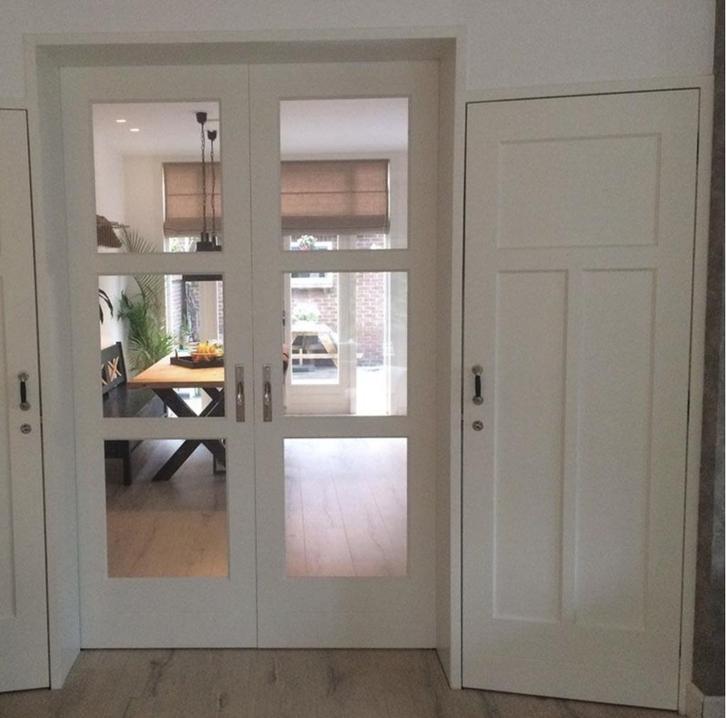 Tijdloos paneeldeur binnendeur wit voorgelakt NIEUW, Doe-het-zelf en Verbouw, Deuren en Horren, Ophalen of Verzenden