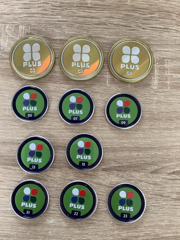 Cluppies van de Plus  klein formaat 0,75 groot 2,50 euro, Verzamelen, Supermarktacties, Plus, Ophalen of Verzenden