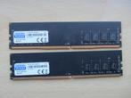 2x HP 4GB PC4-17000 DDR4-2133MHz non-ECC Unbuffered CL15 288, Computers en Software, DDR4, Ophalen of Verzenden, Zo goed als nieuw