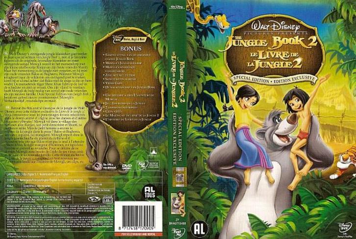 The Jungle Book 2 Special Edition DVD, Cd's en Dvd's, Dvd's | Tekenfilms en Animatie, Zo goed als nieuw, Europees, Tekenfilm, Alle leeftijden