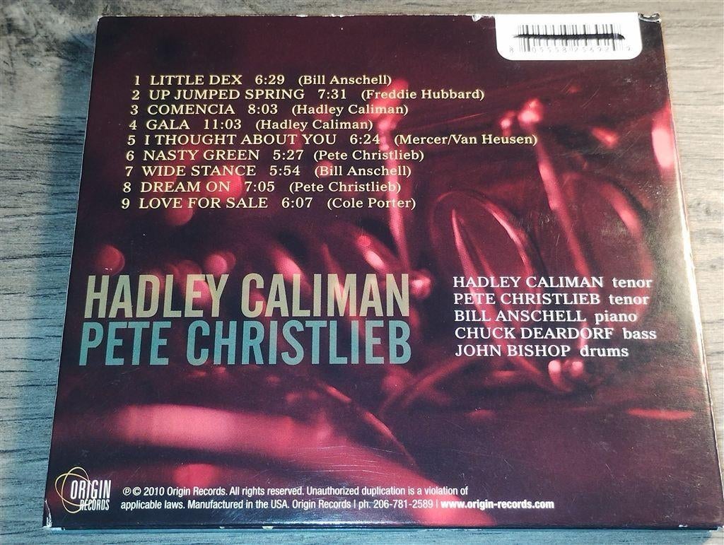 Hadley Caliman & Pete Christlieb ‎- Reunion, Ophalen of Verzenden, 1980 tot heden, Zo goed als nieuw, Jazz