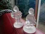 Hummel Glas Beeldjes - Jongen & Meisje - Perfecte Staat!, Ophalen of Verzenden