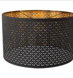 Nymö lampenkap Petrol/goud 59 cm, Ophalen of Verzenden, Gebruikt, Rond