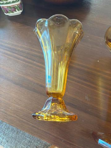 Vintage Gele  Vaas - Los te Koop beschikbaar voor biedingen