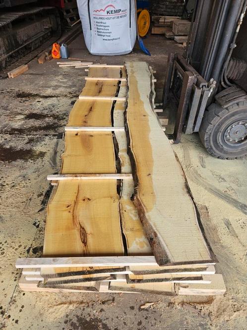 Robinia schaaldelen, 4cm dik, tuinbank, speeltuin etc, Doe-het-zelf en Verbouw, Hout en Planken, Nieuw, Plank, Overige houtsoorten