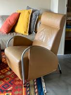 Gelderland fauteuil 6020 met certificaat, Huis en Inrichting, Fauteuils, Ophalen, Gebruikt, Jaren 80, Leer