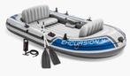 Intex Excursion 4 + elektromotor + accu, Ophalen, Gebruikt, Twee personen, Overige typen