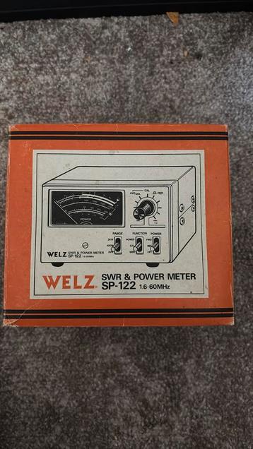 Welzswr en power meter sp-122 1.6-60MHz zgan beschikbaar voor biedingen