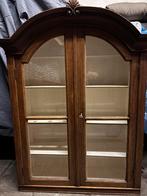 Vitrine kastje., Huis en Inrichting, Kasten | Vitrinekasten, Ophalen, Met deur(en), Eikenhout, 50 tot 100 cm