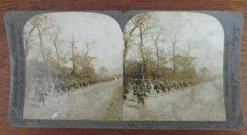 Stereofoto 1905 Japan Rusland Samoerai Kuroki infanterie beschikbaar voor biedingen