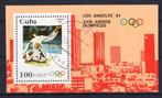 B29 - Cuba michel blok 75 gestempeld , Olympische Sp, Postzegels en Munten, Verzenden, Gestempeld, Noord-Amerika