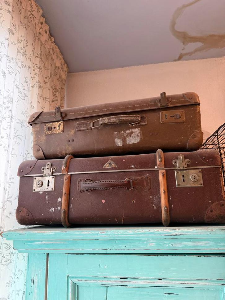 Vintage Koffers - Set van Twee, Antiek en Kunst, Antiek | Overige Antiek, Ophalen