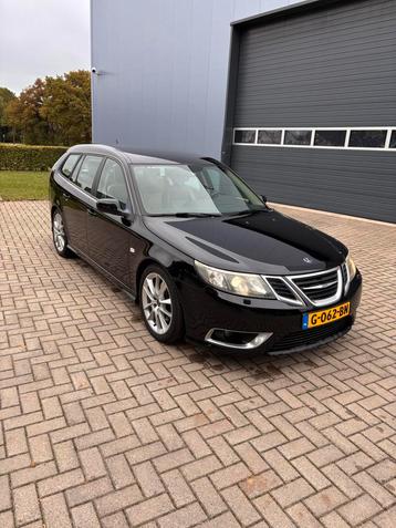 Saab 9-3 AERO 1.9 Ttid 132KW Estate AUT 2009 Zwart beschikbaar voor biedingen