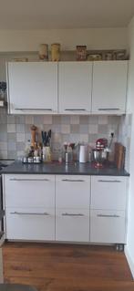 IKEA Keukenkasten wit/ spoeleiland/ complete keuken, Huis en Inrichting, Gebruikt, Enkelwandige keuken, Wit, Ophalen