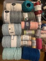 Macramé Koord - Diverse Kleuren en Materialen, Ophalen, Overige kleuren, Nieuw, Katoen