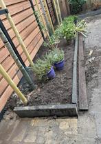 5 Opsluitbanden antraciet 6x30x100, Tuin en Terras, Tegels en Klinkers, Ophalen, Gebruikt, Overige typen, Minder dan 5 m²