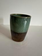 PTMD home bloempotje groen bruin, Ophalen, Rond, Zo goed als nieuw, Minder dan 25 cm