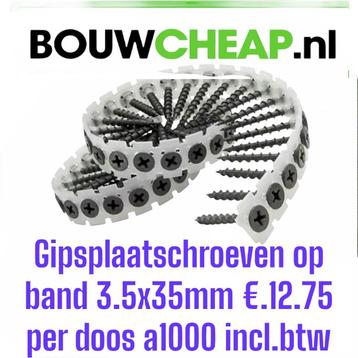 Gipsplaatschroeven op band  beschikbaar voor biedingen