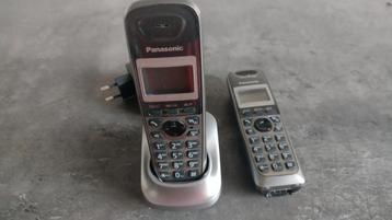 Panasonic Draadloze Telefoon - 2 Handsets beschikbaar voor biedingen