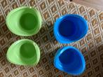 Tupperware eierdopjes, 4 stuks, samen 5 euro, Huis en Inrichting, Keuken | Tupperware, Ophalen of Verzenden, Zo goed als nieuw