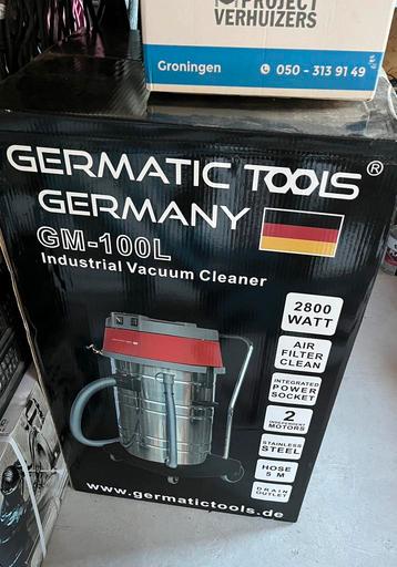 Nieuw en geseald: Germatic industrial vacuüm cleaner 100 L beschikbaar voor biedingen