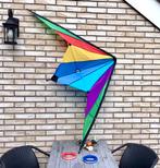 Powerkite 160/80 vliegt supersnel en strak Incl, lijnen, Ophalen of Verzenden, Zo goed als nieuw, Tweelijns