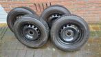 Set velgen met goede winterbanden Fiat 500, Lancia, Auto-onderdelen, Banden en Velgen, Ophalen, 14 inch, Gebruikt, Velg(en)