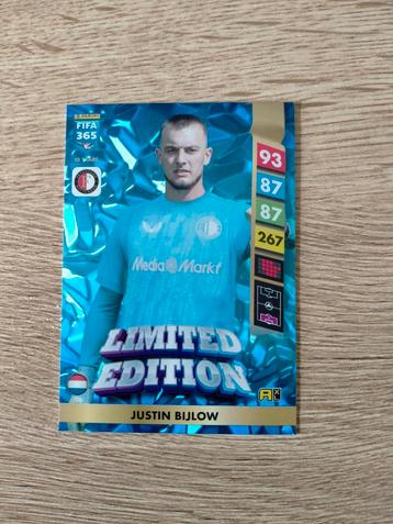 Justin Bijlow Feyenoord limited edition fifa 365 2025 kaart beschikbaar voor biedingen