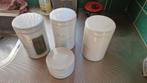 Set mooie vintage Brabantia voorraadbussen, Ophalen of Verzenden, Gebruikt, Minder dan 50 cm