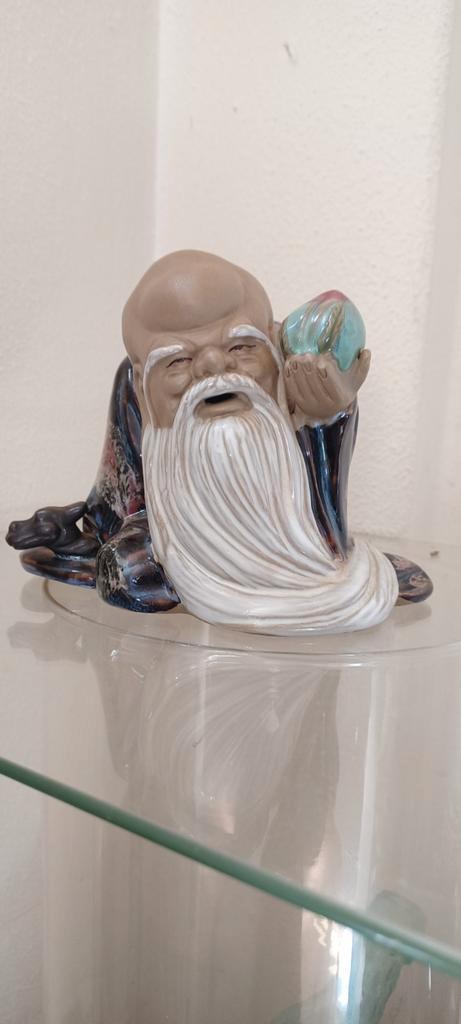 Shou, wijsgeer van t lange leven., Antiek en Kunst, Kunst | Beelden en Houtsnijwerken, Ophalen of Verzenden