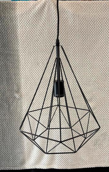 Industriële hanglamp zwart draad - Carcass beschikbaar voor biedingen