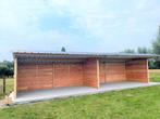 Schuilstal 3x12m in Douglashout 'Op voorraad', Dieren en Toebehoren, Stalling en Weidegang, Weidegang, 4 paarden of pony's of meer