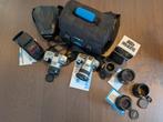 Minolta 404si & Minolta 505si Super + lenses, flashes, bags, Ophalen of Verzenden, Gebruikt, Spiegelreflex, Minolta