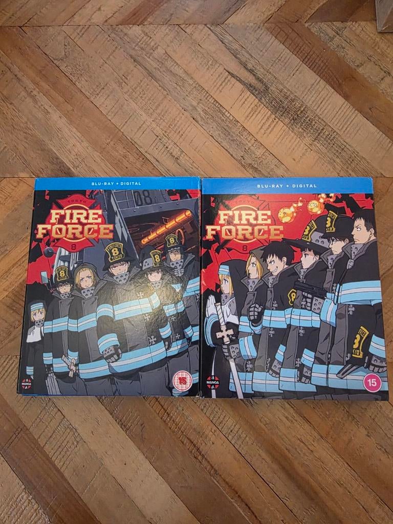 Fire Force - Seizoen 1 part 1 & 2, Cd's en Dvd's, Blu-ray, Ophalen of Verzenden, Zo goed als nieuw, Tekenfilms en Animatie