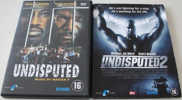 Dvd *** UNDISPUTED *** Deel 1 + 2, Cd's en Dvd's, Dvd's | Actie, Zo goed als nieuw, Actie, Vanaf 16 jaar, Ophalen of Verzenden