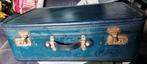 Vintage blauwe (KLM) koffer, Ophalen, Gebruikt, 50 tot 60 cm, Slot