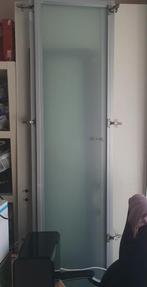 Te koop melk glas deuren, Huis en Inrichting, Kasten | Kledingkasten, Ophalen of Verzenden, Zo goed als nieuw, Glas, 50 tot 100 cm