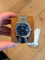 Rolex Daydate 40 Witgoud Blauwe Wijzerplaat, Rolex, Polshorloge, Ophalen of Verzenden, Zo goed als nieuw