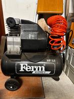 Compressor Ferm air 2500/2, Doe-het-zelf en Verbouw, Compressors, Ophalen, Gebruikt, 6 tot 10 bar, Minder dan 200 liter/min