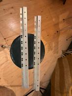 2 zware metalen rack strips voor 19” apparatuur - 12u, Ophalen of Verzenden, Audio