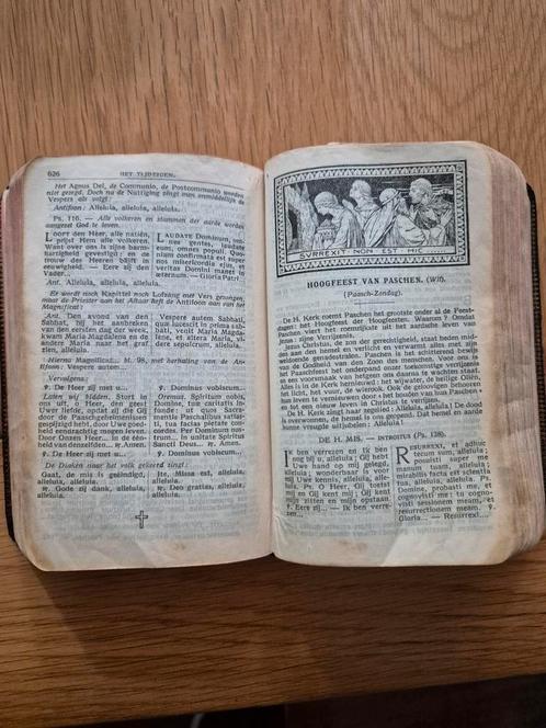 Mis- en Vesperboek 1928 - Rooms-Katholiek Gebedenboek, Antiek en Kunst, Antiek | Boeken en Bijbels, Ophalen of Verzenden