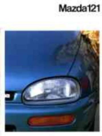 Mazda 121 fraaie originele brochure/auto folder '88 '91 '96 beschikbaar voor biedingen