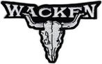 Wacken WOA stoffen opstrijk patch embleem, Verzenden, Nieuw, Kleding