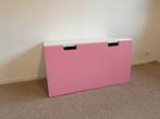 IKEA STUVA opbergbank met FRITIDS lade roze, Minder dan 75 cm, Zo goed als nieuw, Minder dan 50 cm, Commode