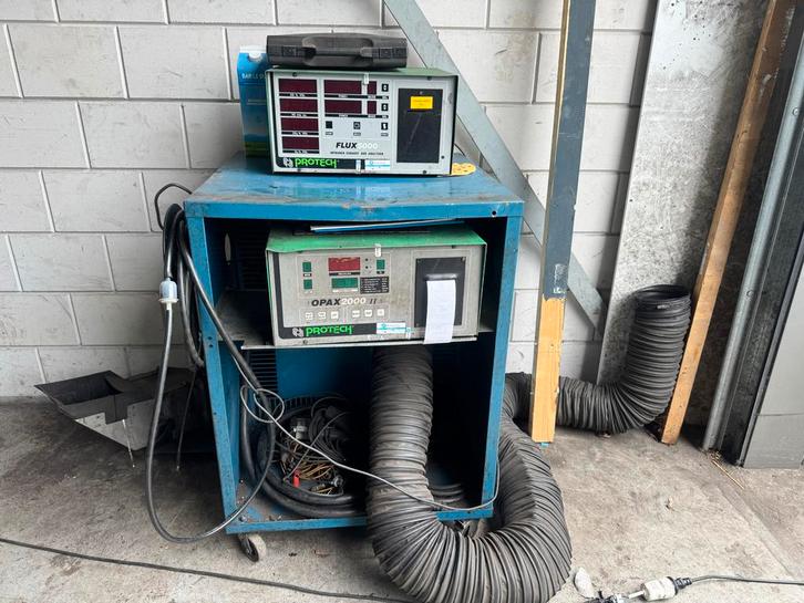 Viergasmeter met Roetfilter - Protech FLUX 5000 & OPAX 2000, Auto diversen, Autogereedschap, Gebruikt, Ophalen of Verzenden