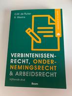Recht in je opleiding - G.W. de Ruiter en R. Westra 15e druk, Overige vakken, Ophalen of Verzenden, Zo goed als nieuw, G.W. de Ruiter en R. Westra