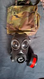 Fm12 gasmasker cbrn defensie met opbergtas en toebeghoren, Ophalen of Verzenden, Landmacht, Nederland, Kleding of Schoenen