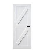 Hoogwaardig voorgelakt landelijke binnendeur barndeur, Niet ingevuld, 80 tot 100 cm, Binnendeur, Niet ingevuld