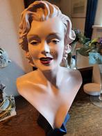 Beeld/vintage lamp/porseleinen pop, Ophalen, Zo goed als nieuw